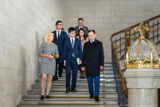 PW_618_ 002_fot. Piotr Wojnarowski.jpg-Miszalski, Lu Shan, ambasador, Chiny, wizyta, zdjęcia