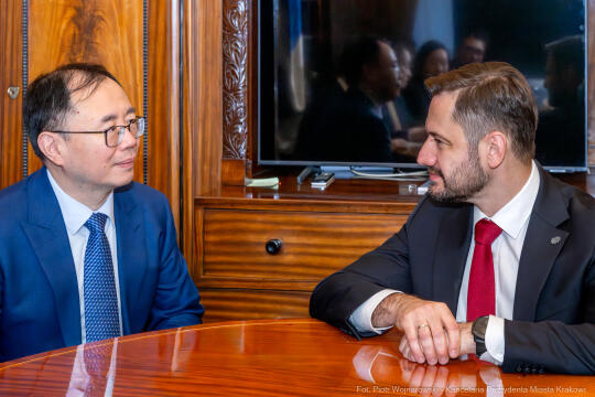 PW_618_ 009_fot. Piotr Wojnarowski.jpg-Miszalski, Lu Shan, ambasador, Chiny, wizyta, zdjęcia