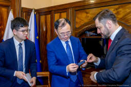 PW_618_ 011_fot. Piotr Wojnarowski.jpg-Miszalski, Lu Shan, ambasador, Chiny, wizyta, zdjęcia