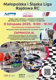 Logo: Finał Mistrzostw Południowej Polski Małopolska i Śląska Liga Rajdowa RC