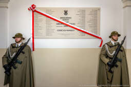 II LO, tablica, Katyń, pamięć, Miszalski, odsłonięcie, Kosiniak-Kamysz, Parell