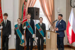 II LO, tablica, Katyń, pamięć, Miszalski, odsłonięcie, Kosiniak-Kamysz, Parell