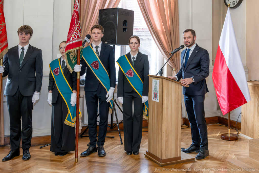 II LO, tablica, Katyń, pamięć, Miszalski, odsłonięcie, Kosiniak-Kamysz, Parell  Autor: P. Wojnarowski