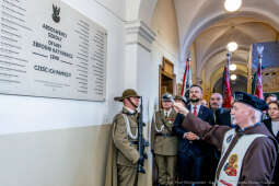 II LO, tablica, Katyń, pamięć, Miszalski, odsłonięcie, Kosiniak-Kamysz, Parell