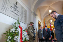 II LO, tablica, Katyń, pamięć, Miszalski, odsłonięcie, Kosiniak-Kamysz, Parell