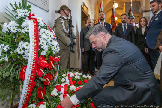 II LO, tablica, Katyń, pamięć, Miszalski, odsłonięcie, Kosiniak-Kamysz, Parell