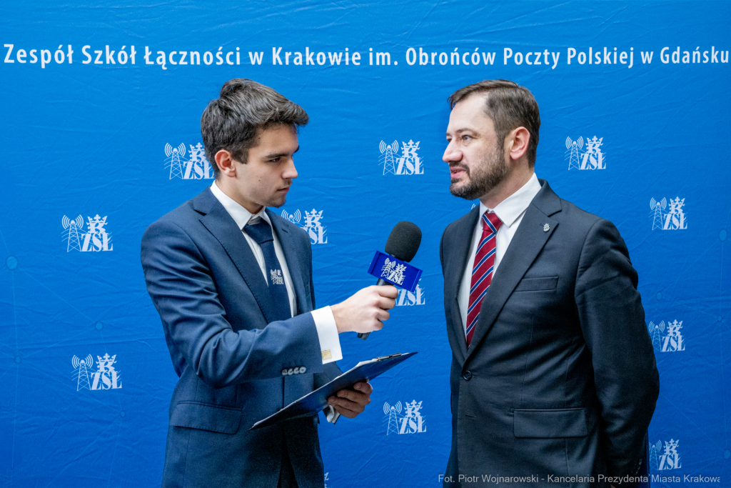 Zespoł Szkół Łączności, Miszalski, jubileusz, 80 lat, uroczystość  Autor: P. Wojnarowski