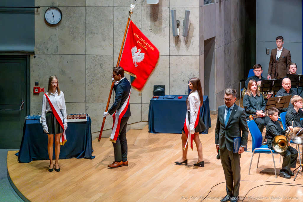 Zespoł Szkół Łączności, Miszalski, jubileusz, 80 lat, uroczystość  Autor: P. Wojnarowski