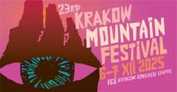 Logo: 23. Krakowski Festiwal Górski/ 23rd Annual Krakow Mountain Festival