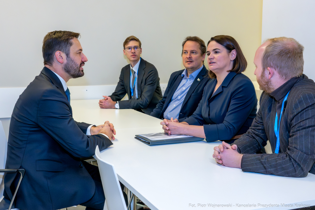 Open Eyes Economy Summit, ICE, 2025, Miszalski, Hausner, Swiatłana Cichanouska, kongres  Autor: P. Wojnarowski