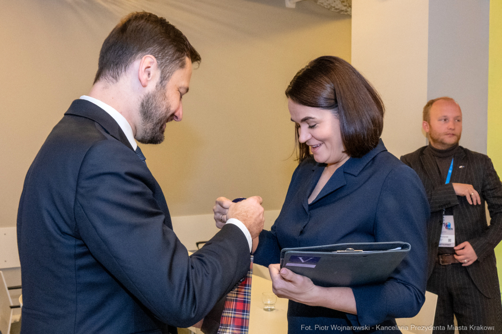 Open Eyes Economy Summit, ICE, 2025, Miszalski, Hausner, Swiatłana Cichanouska, kongres  Autor: P. Wojnarowski