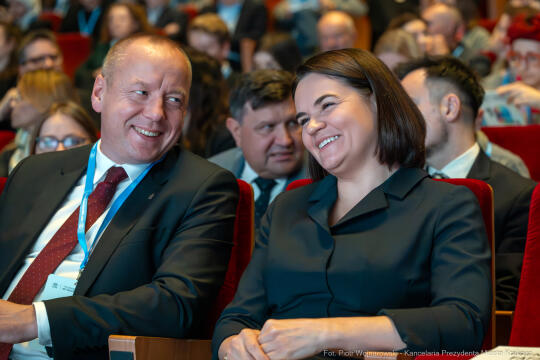 Open Eyes Economy Summit, ICE, 2025, Miszalski, Hausner, Swiatłana Cichanouska, kongres