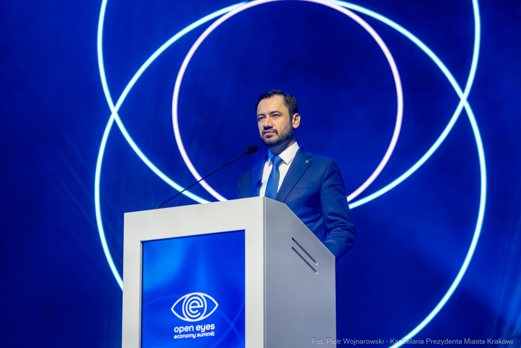 Open Eyes Economy Summit, ICE, 2025, Miszalski, Hausner, Swiatłana Cichanouska, kongres  Autor: P. Wojnarowski