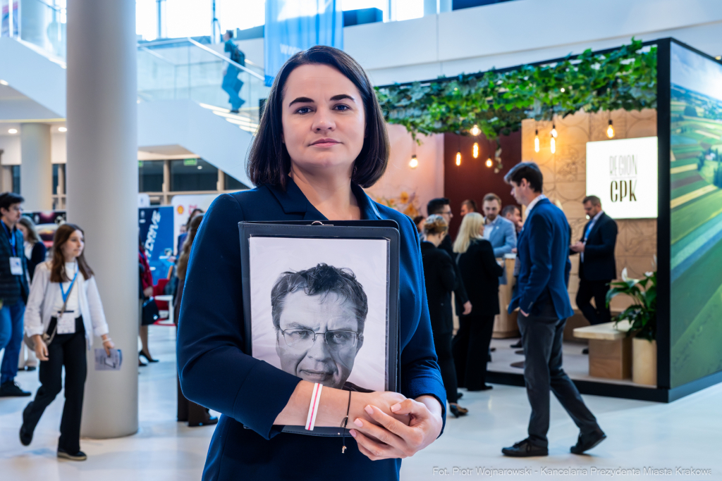 Open Eyes Economy Summit, ICE, 2025, Miszalski, Hausner, Swiatłana Cichanouska, kongres  Autor: P. Wojnarowski