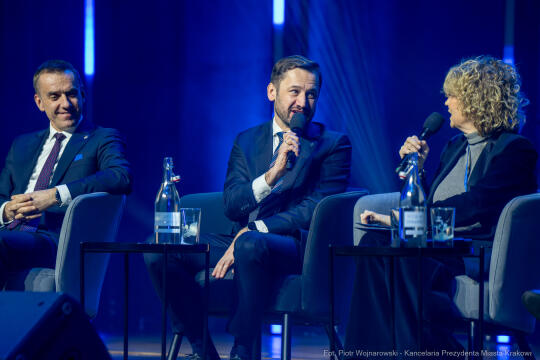 zdjęcia, Open Eyes Economy Summit, ICE, 2025, panel, Miszalski, Grzegorz Suszko, Marcin Jagodzińsk