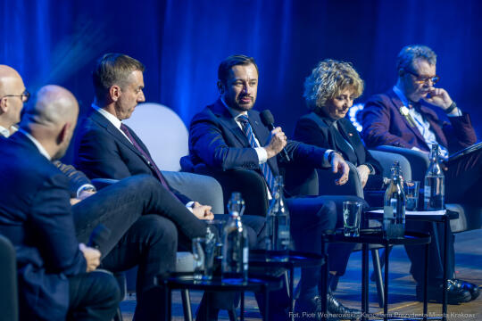 zdjęcia, Open Eyes Economy Summit, ICE, 2025, panel, Miszalski, Grzegorz Suszko, Marcin Jagodzińsk