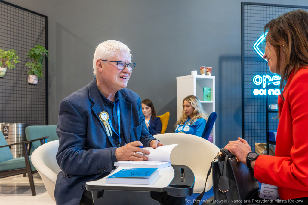 zdjęcia, Open Eyes Economy Summit, ICE, 2025, panel, Miszalski, Grzegorz Suszko, Marcin Jagodzińsk  Autor: P. Wojnarowski