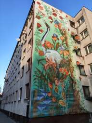 NOWY MURAL NA BUDYNKU MIASTA