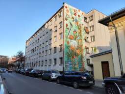 NOWY MURAL NA BUDYNKU MIASTA