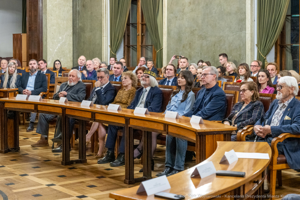 Nagroda Miasta Krakowa, Mecenas Kultury, wręczenie, zdjęcia, Sęk, laureaci, Ostrowski, Daros  Autor: P. Wojnarowski