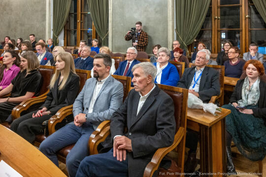 Nagroda Miasta Krakowa, Mecenas Kultury, wręczenie, zdjęcia, Sęk, laureaci, Ostrowski, Daros