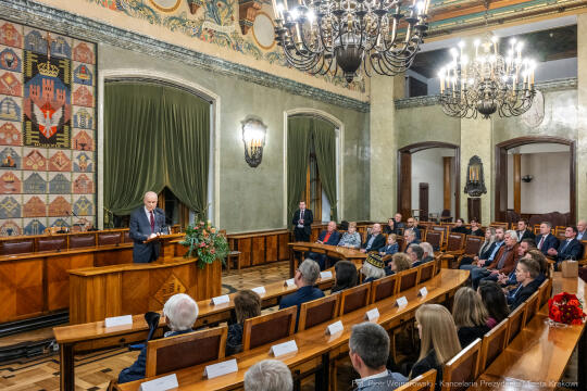 Nagroda Miasta Krakowa, Mecenas Kultury, wręczenie, zdjęcia, Sęk, laureaci, Ostrowski, Daros