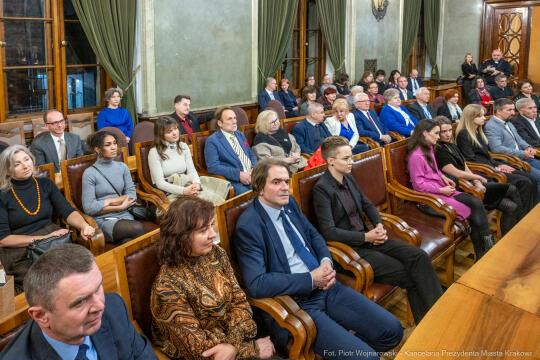 Nagroda Miasta Krakowa, Mecenas Kultury, wręczenie, zdjęcia, Sęk, laureaci, Ostrowski, Daros