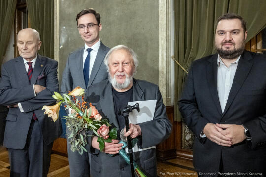 Nagroda Miasta Krakowa, Mecenas Kultury, wręczenie, zdjęcia, Sęk, laureaci, Ostrowski, Daros