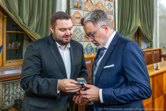 Nagroda Miasta Krakowa, Mecenas Kultury, wręczenie, zdjęcia, Sęk, laureaci, Ostrowski, Daros