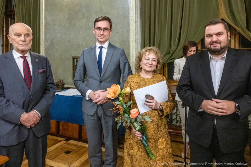 Nagroda Miasta Krakowa, Mecenas Kultury, wręczenie, zdjęcia, Sęk, laureaci, Ostrowski, Daros  Autor: P. Wojnarowski