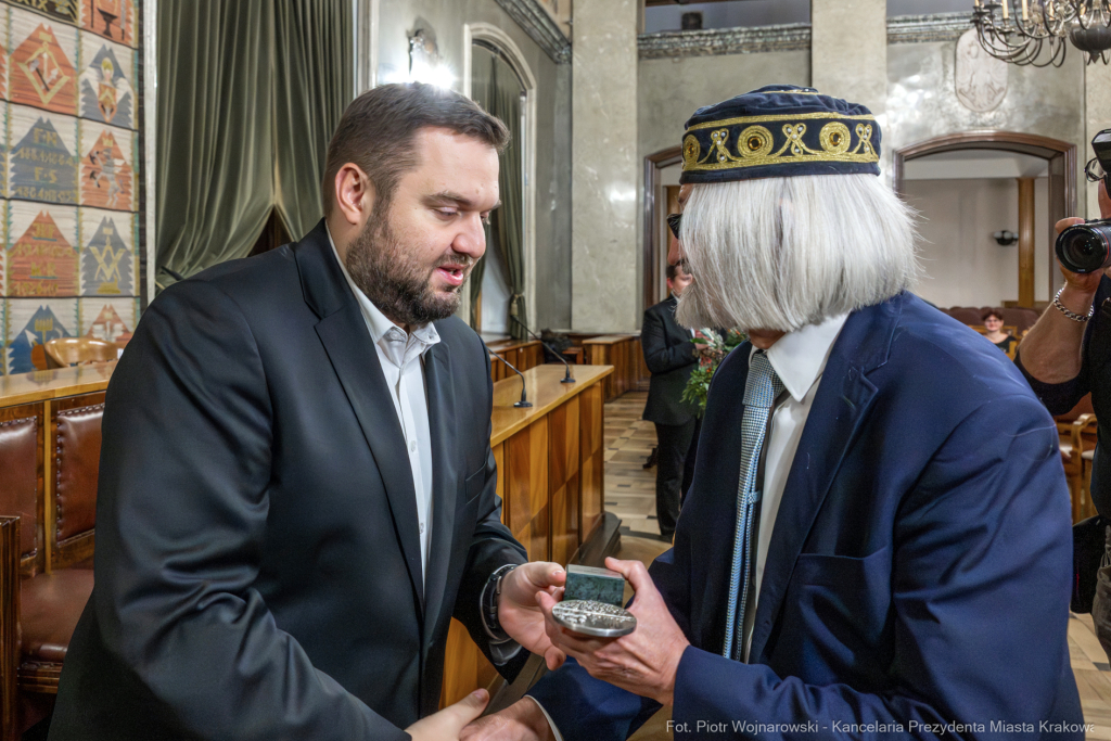 Nagroda Miasta Krakowa, Mecenas Kultury, wręczenie, zdjęcia, Sęk, laureaci, Ostrowski, Daros  Autor: P. Wojnarowski