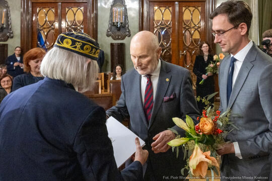 Nagroda Miasta Krakowa, Mecenas Kultury, wręczenie, zdjęcia, Sęk, laureaci, Ostrowski, Daros