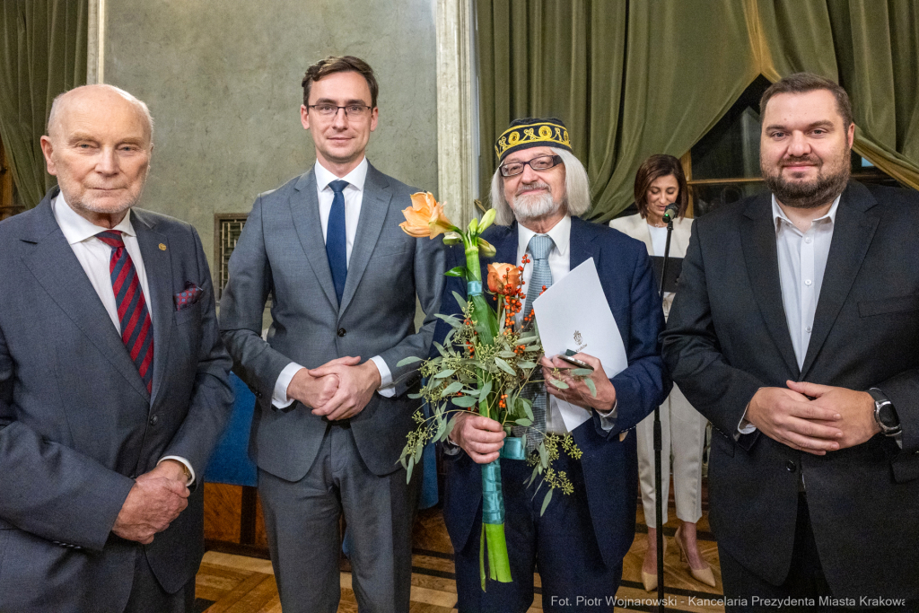 Nagroda Miasta Krakowa, Mecenas Kultury, wręczenie, zdjęcia, Sęk, laureaci, Ostrowski, Daros  Autor: P. Wojnarowski