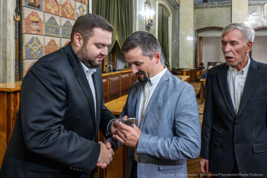 Nagroda Miasta Krakowa, Mecenas Kultury, wręczenie, zdjęcia, Sęk, laureaci, Ostrowski, Daros