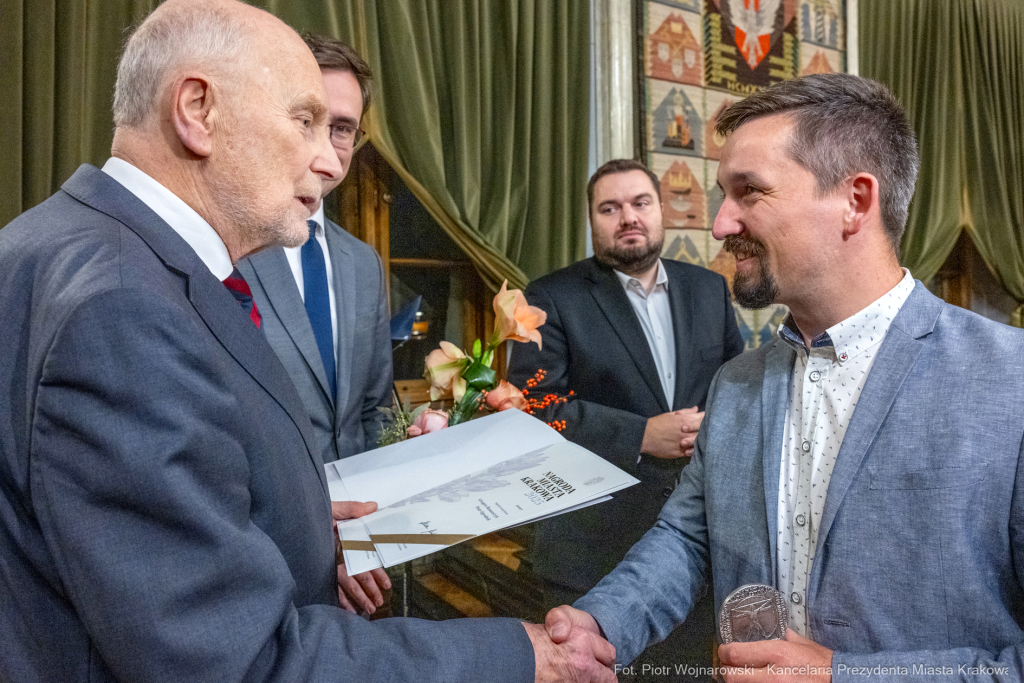 Nagroda Miasta Krakowa, Mecenas Kultury, wręczenie, zdjęcia, Sęk, laureaci, Ostrowski, Daros  Autor: P. Wojnarowski