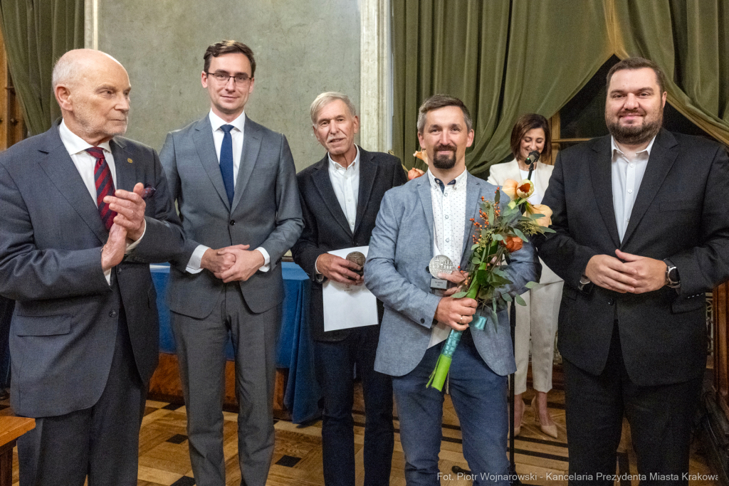 Nagroda Miasta Krakowa, Mecenas Kultury, wręczenie, zdjęcia, Sęk, laureaci, Ostrowski, Daros  Autor: P. Wojnarowski