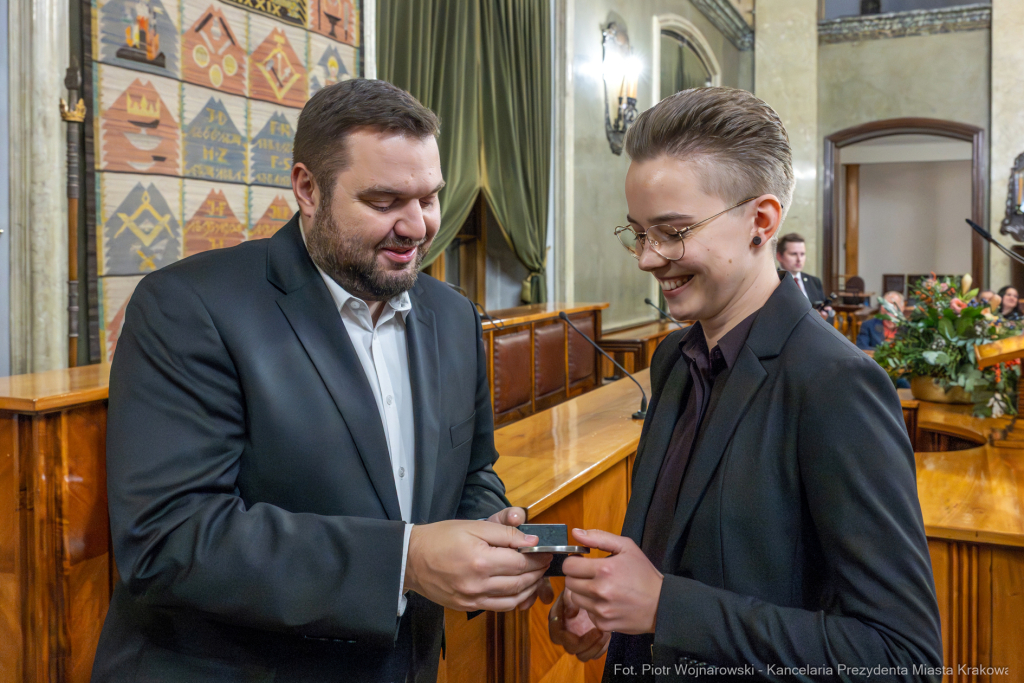 Nagroda Miasta Krakowa, Mecenas Kultury, wręczenie, zdjęcia, Sęk, laureaci, Ostrowski, Daros  Autor: P. Wojnarowski