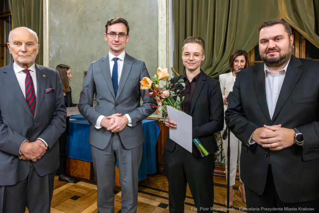 Nagroda Miasta Krakowa, Mecenas Kultury, wręczenie, zdjęcia, Sęk, laureaci, Ostrowski, Daros  Autor: P. Wojnarowski