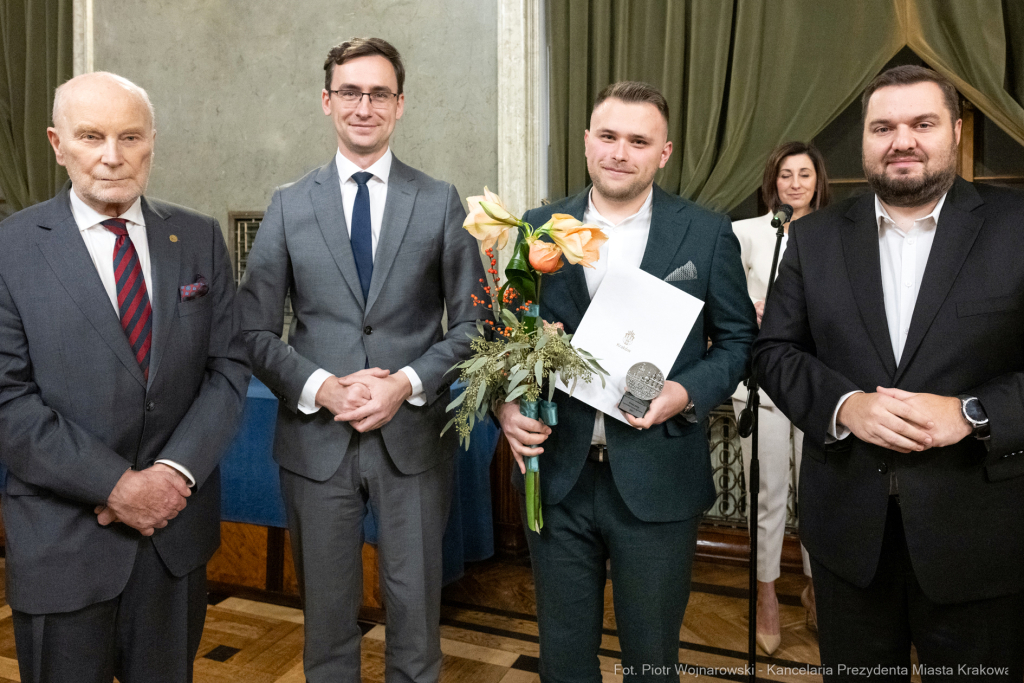 Nagroda Miasta Krakowa, Mecenas Kultury, wręczenie, zdjęcia, Sęk, laureaci, Ostrowski, Daros  Autor: P. Wojnarowski