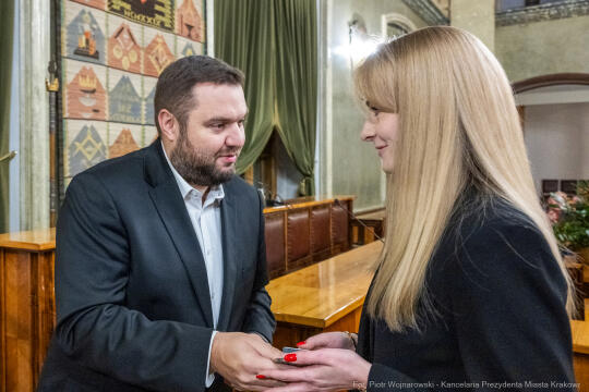 Nagroda Miasta Krakowa, Mecenas Kultury, wręczenie, zdjęcia, Sęk, laureaci, Ostrowski, Daros