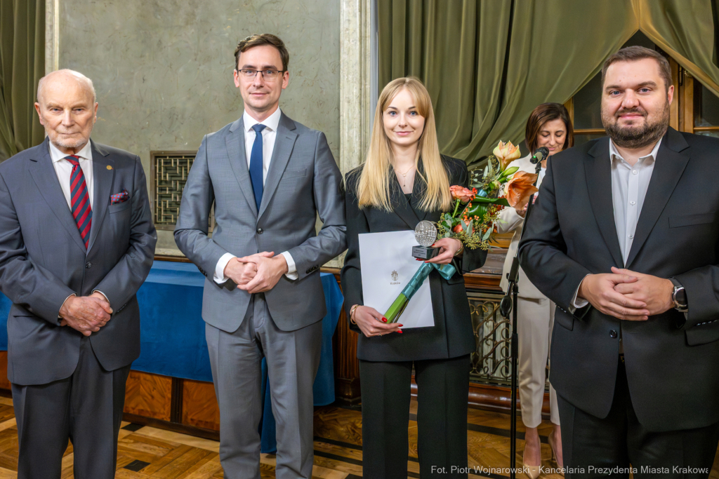 Nagroda Miasta Krakowa, Mecenas Kultury, wręczenie, zdjęcia, Sęk, laureaci, Ostrowski, Daros  Autor: P. Wojnarowski