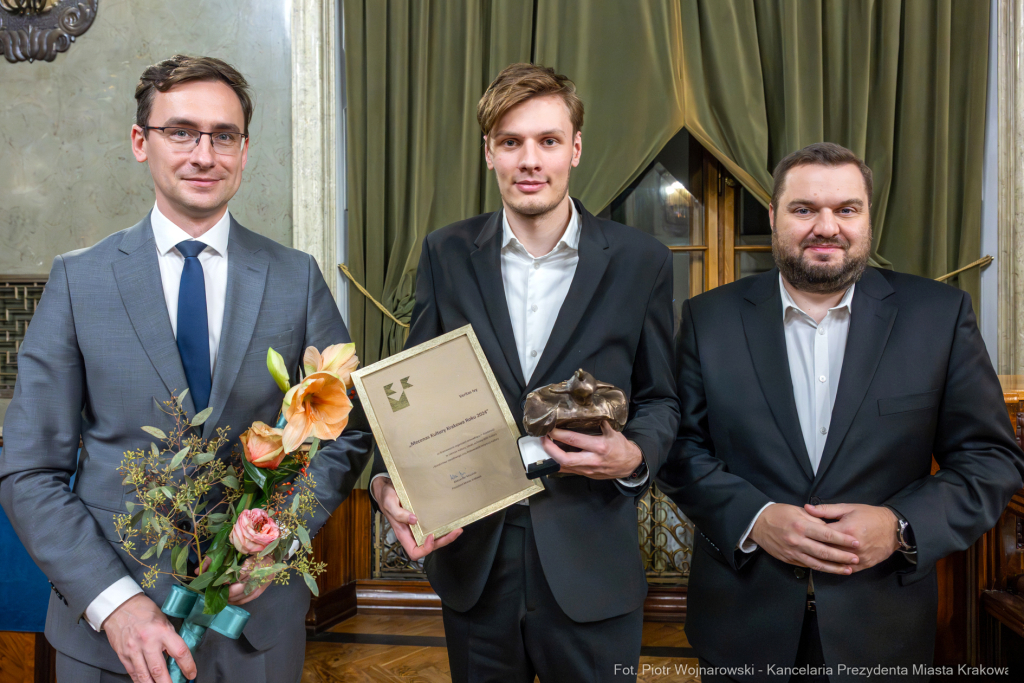 Nagroda Miasta Krakowa, Mecenas Kultury, wręczenie, zdjęcia, Sęk, laureaci, Ostrowski, Daros  Autor: P. Wojnarowski