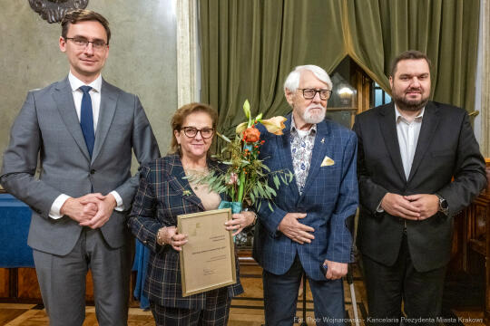 Nagroda Miasta Krakowa, Mecenas Kultury, wręczenie, zdjęcia, Sęk, laureaci, Ostrowski, Daros