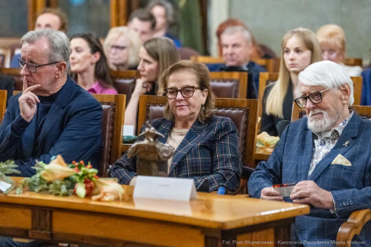 Nagroda Miasta Krakowa, Mecenas Kultury, wręczenie, zdjęcia, Sęk, laureaci, Ostrowski, Daros