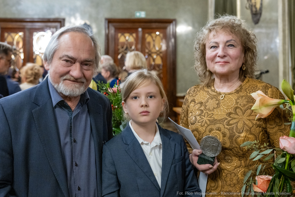 Nagroda Miasta Krakowa, Mecenas Kultury, wręczenie, zdjęcia, Sęk, laureaci, Ostrowski, Daros  Autor: P. Wojnarowski