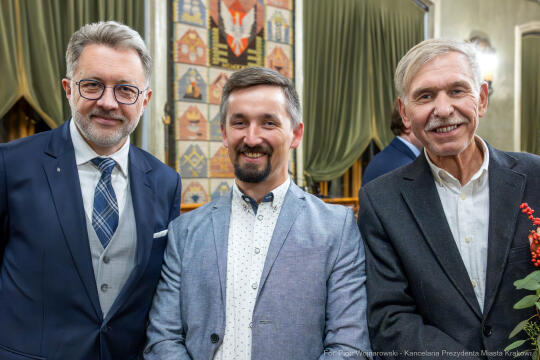 Nagroda Miasta Krakowa, Mecenas Kultury, wręczenie, zdjęcia, Sęk, laureaci, Ostrowski, Daros