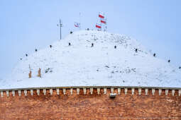 PW_631_ 018_fot. Piotr Wojnarowski.jpg-Flaga, podniesienie, Kopiec Kościuszki, Miszalski, zdjęcia