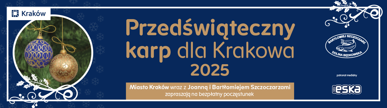 Przedświąteczny karp dla krakowian 