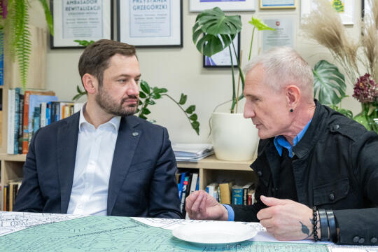 Miszalski, zdjęcia, Małopolska Izba Samorządowa, Grzegórzki, spotkanie