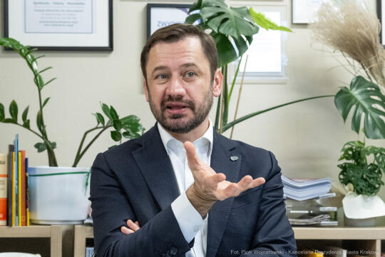 Miszalski, zdjęcia, Małopolska Izba Samorządowa, Grzegórzki, spotkanie